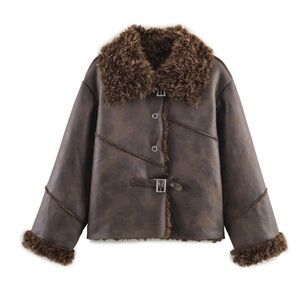 Glitz Brown Teddy Jacket